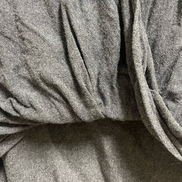 Bella Dahl Gray Twist Draped Front Long Sleeve Top XS - Picture 3 of 9